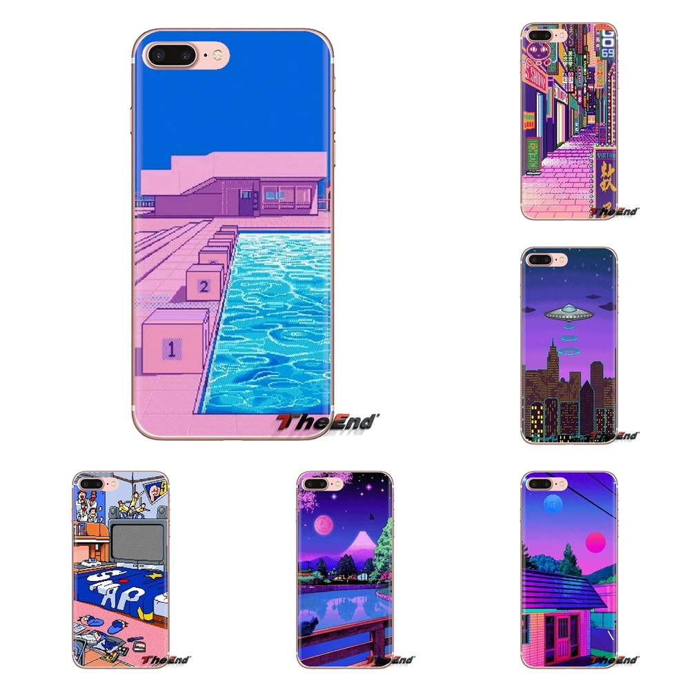 Soft Transparent Shell Covers For Xiaomi Redmi 4A S2 Note 3 3S 4 4X 5 Plus 6 7 6A Pro Pocophone F1 ART PIXEL INDIE GEEK |