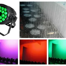 4 шт./лот+ кофр, водостойкий светодиодный PAR-прожектор rgbw 18x10 Вт Quad 4in1 свет этапа концертная вечерние Свадебная Дискотека DJ Бар КТВ наружное освещение