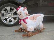 baby rocking horse,Sheep rocking chair dual-use baby bassinet with music,children rocking toy