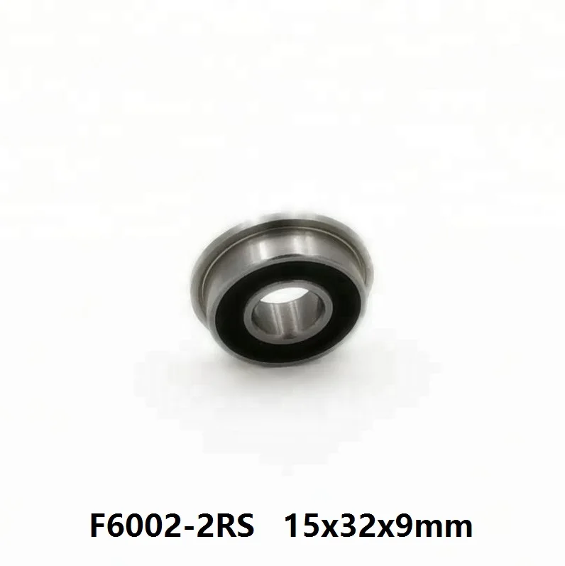 Фланцевый подшипник 100 шт./лот F6002-2RS F6002RS F6002 2RS RS 15x32x9 мм фланцевые