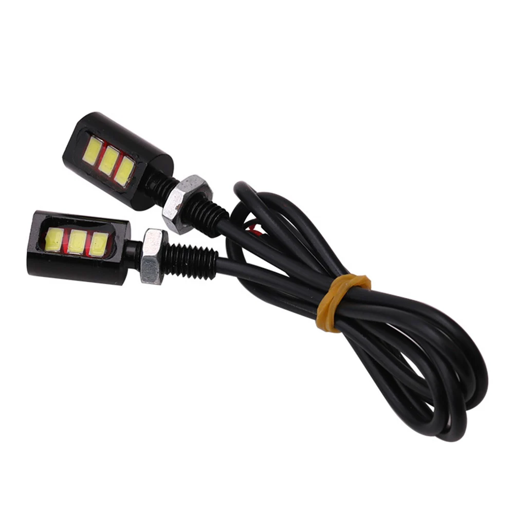 2 шт 12V 3W болт 5630 3SMD 3LED ФАРЫ для автомобиля мотоцикла номерного знака 7000~ 8000K