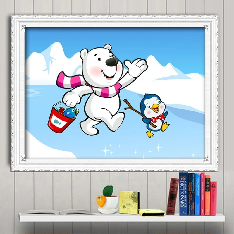 

5d Diy Diamond Painting Full Drill Square Diamond Embroidery Cartoon Tous Bear Rhinestones Pictures Home Decoration Accessories