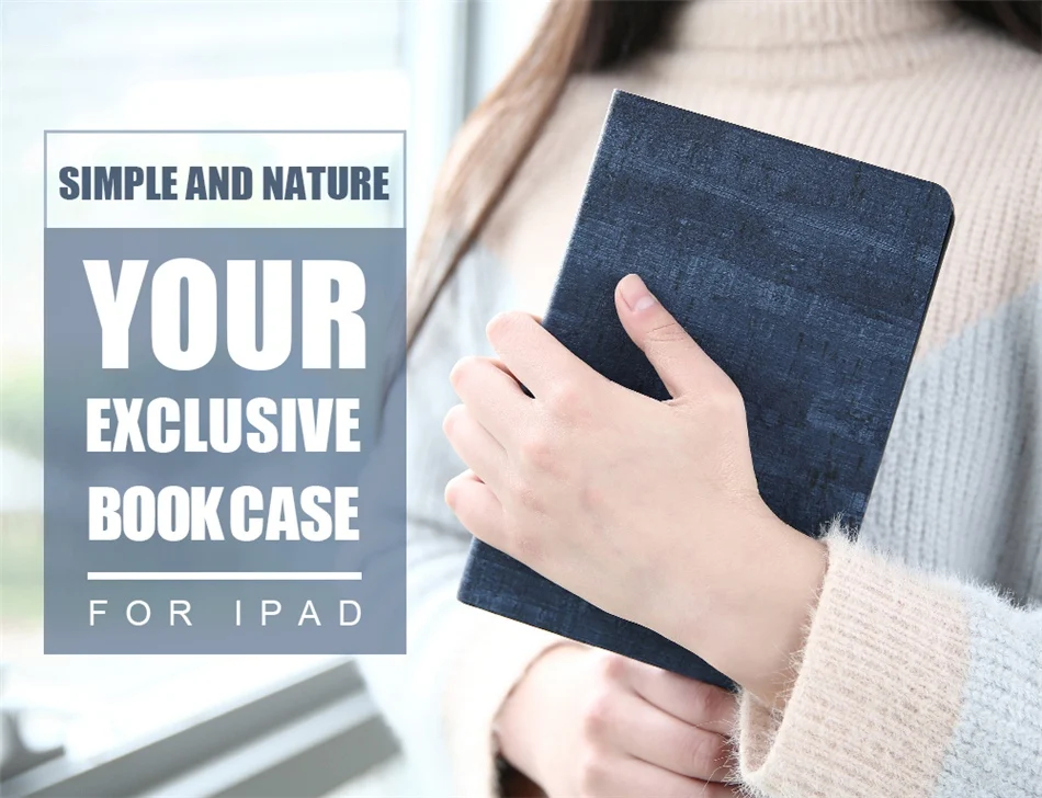 Smart Sleep Leather Case For iPad mini 1 2 3 4 Air 1 2 Cover Rock Skin Thin Bag (1)