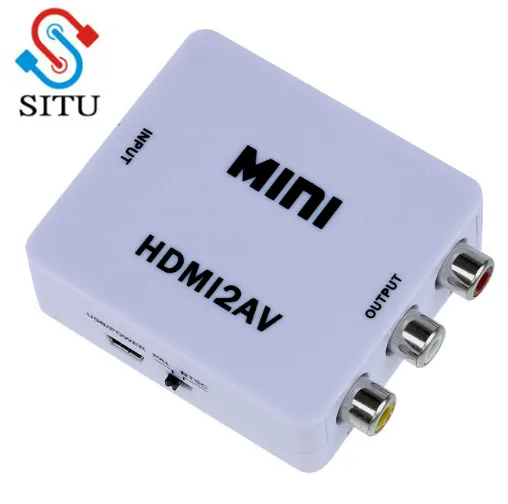 

Mini Composite HDMI to RCA Audio Video AV CVBS Adapter Converter For HDTV