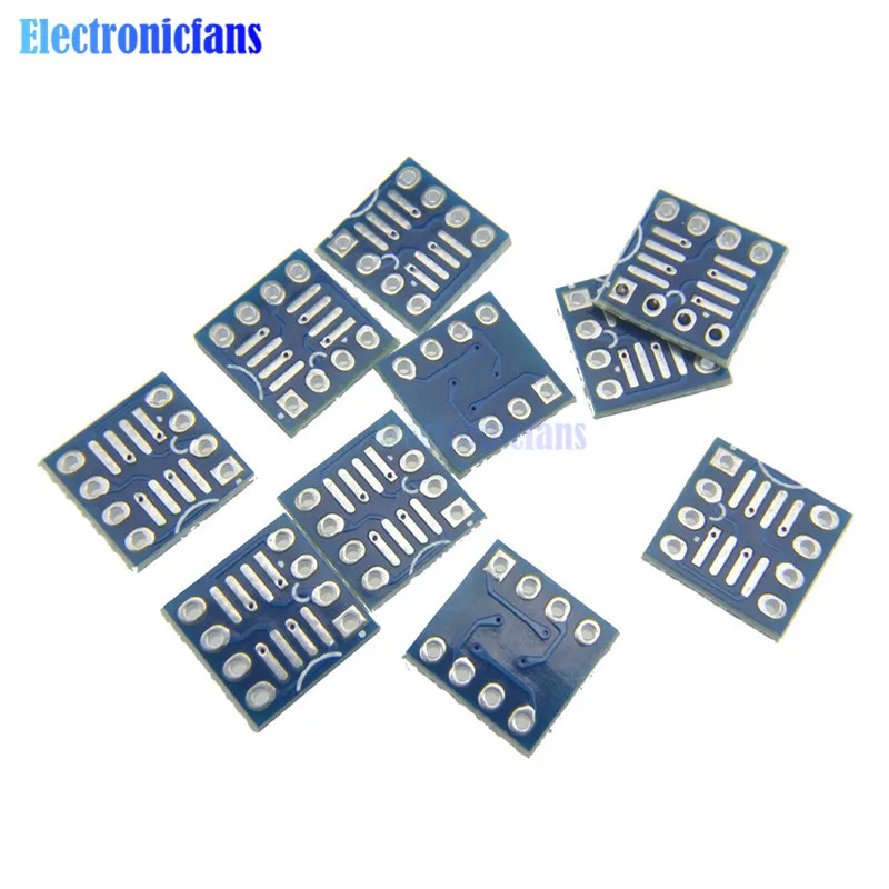 10 шт. SOP8 SO8 SOIC8 для DIP8 Interposer доска адаптер для печатной платы пластина