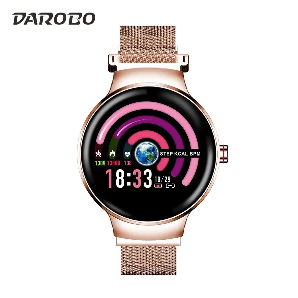

DAROBO H5 Smart Watch Women Waterproof Lady Fitness Tracker sleep monitor Heart Rate Blood Pressure smartwatch