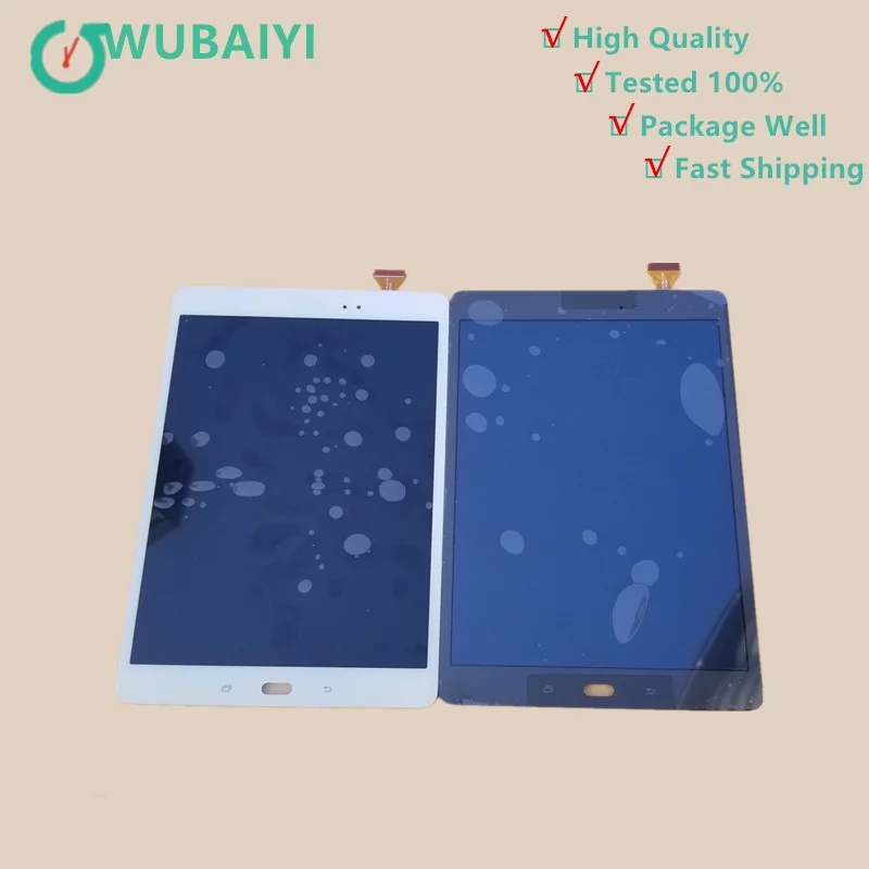 

For Samsung Galaxy Tab A 9.7 SM-T550 T550 T551 T555 Lcd Display Touch Screen Digitizer Assembly Free Tools Black White