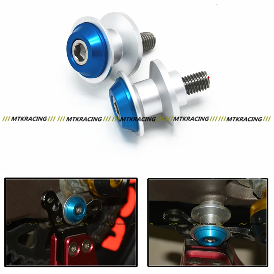 

CNC Aluminum Swingarm Spools slider 8mm For KAWASAKI KLE 650 Versys 2015 Free shipping
