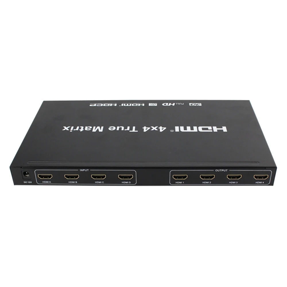KVM HDMI коммутатор 4 в Выход HD видео переключатель версии 1 поддерживает 4K 2K 3D TV