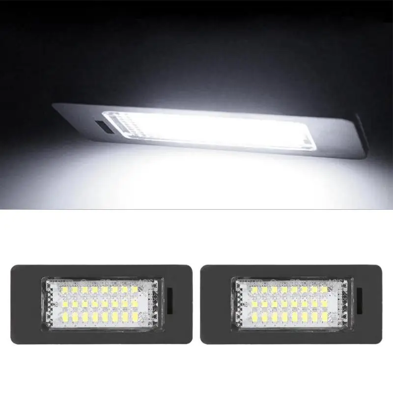 2 шт. 24LED номерные знаки для BMW E82 E88 F20 F21 E90 E91 E92 E93 F30 E39 E60 E61 E70 E71 автомобильные