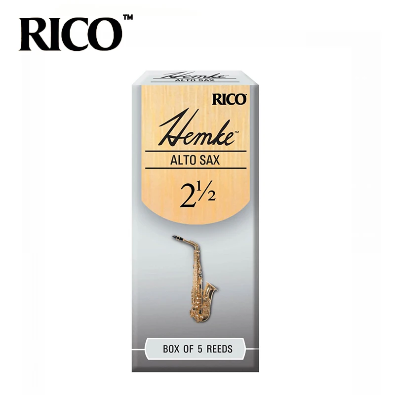 RICO трости для кларнета сила трости для кларнета Bb 2,0#, 2,5#, 3,0# желтая коробка из 10