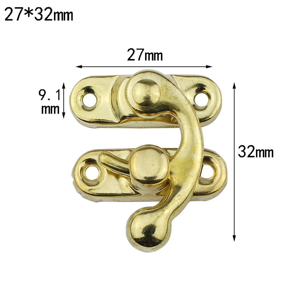 10 шт. маленький античный металлический замок декоративный крючок подарок деревянный ювелирный замок деревянная коробка Пряжка Застежка Замок застежки