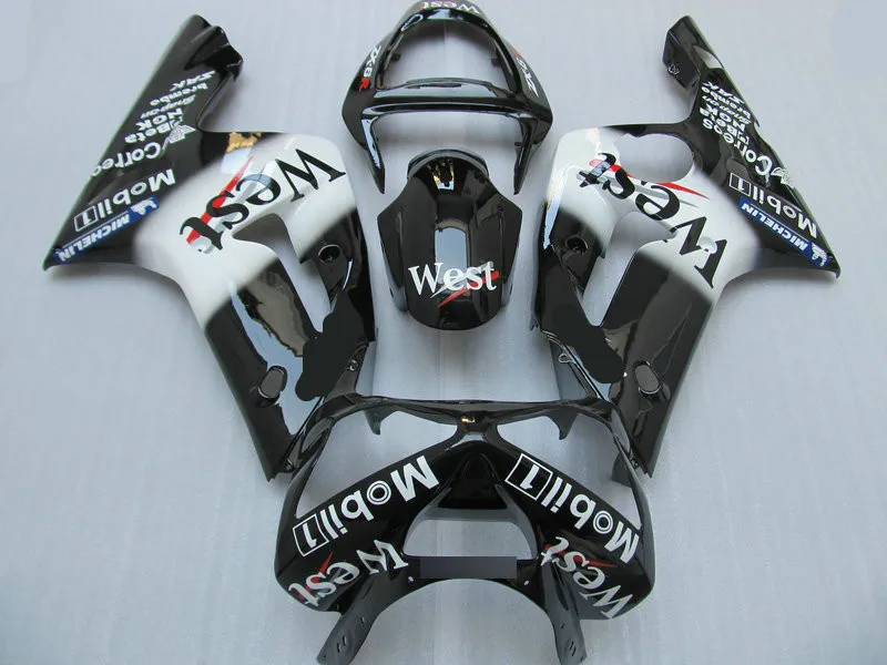 Injection mold Fairing kit for KAWASAKI Ninja ZX6R 636 03 04 ZX 6R 2003 2004 ABS White Gloss black Fairings set+gifts KE44 | Автомобили и