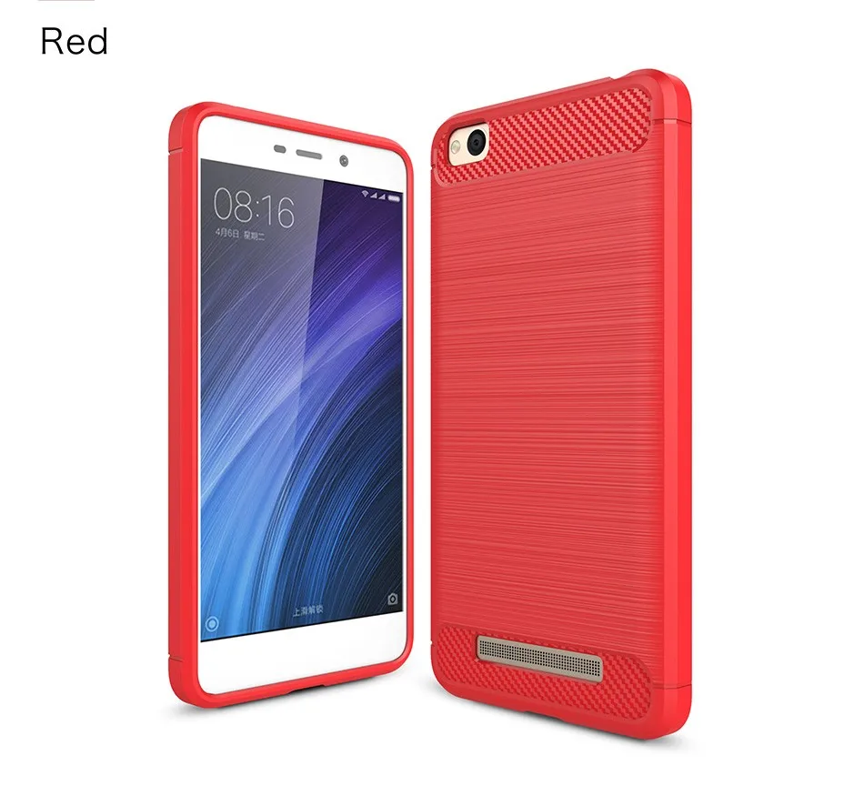 Icoque Anti Knock Cases For Xiaomi Redmi 4A Case Armor Xaomi 4X Soft Carbon Fiber Xio Redmi4A Cover For 4X 4A Case Xiaomi Redmi (12)