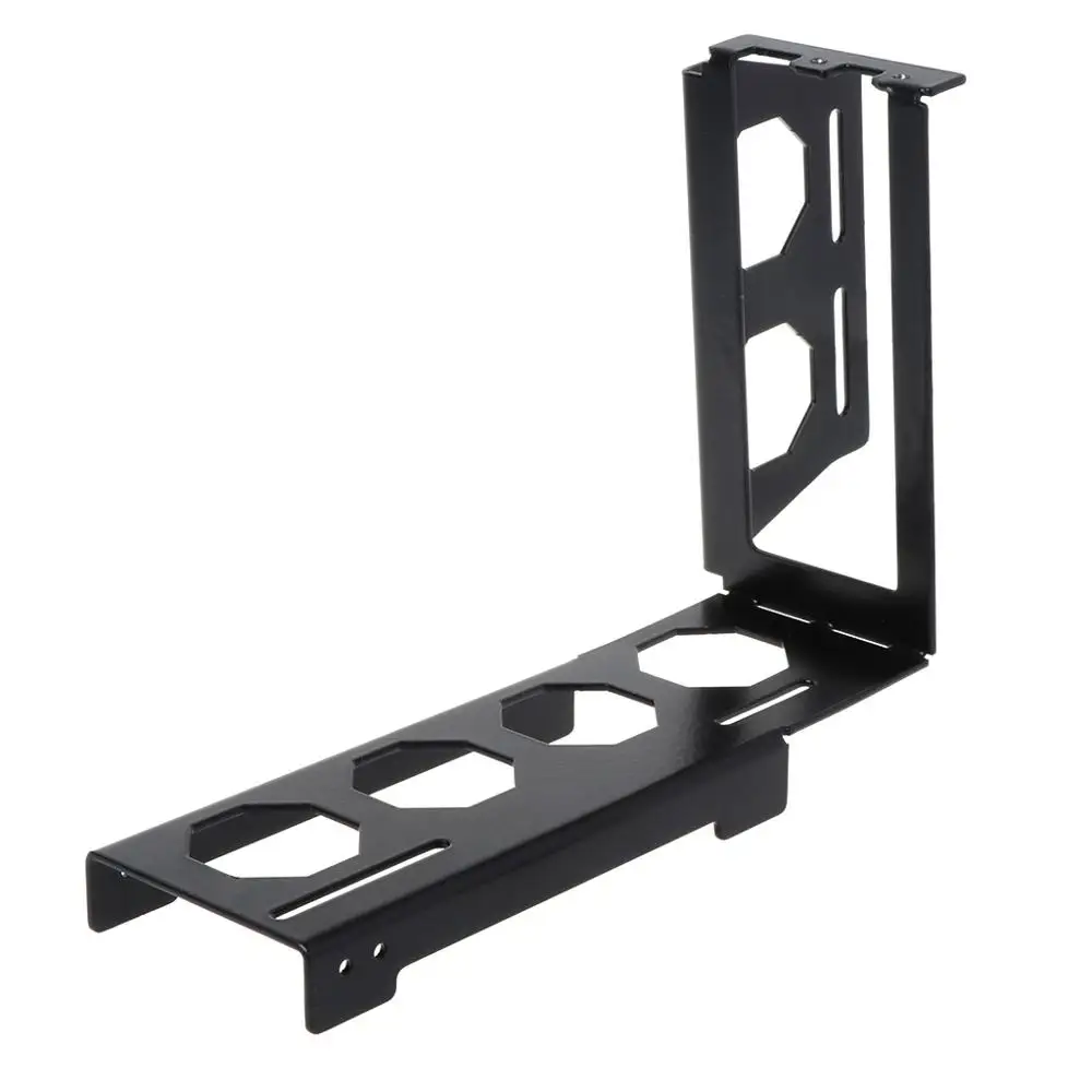 

DIY Metal Graphics Card Bracket Riser Fixed Vertical ATX Case PCI-E 16x x16 Internal Brackets Holder Stent Stand