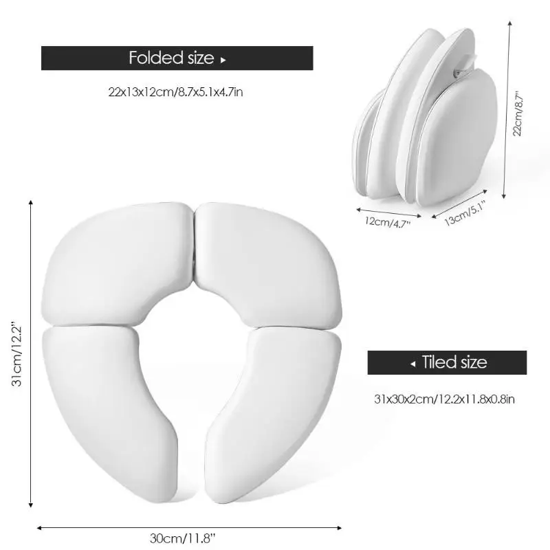 Детское портативное мягкое сиденье для унитаза для приучения к туалету детское складное мягкое сиденье Подушка сиденье для унитаза для приучения к туалету Подушка для детей