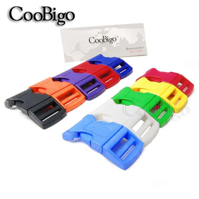 

2pcs Colorful Plastic Curved 1"(26mm) Side Release Buckles Paracord Bracelet Outdoor Backpack Pets Collar Shoes DIY Accessories