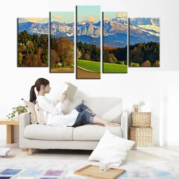 

Home decor simulation oil painting on the canvas print landscape pictures Canvas Painting DM1610601