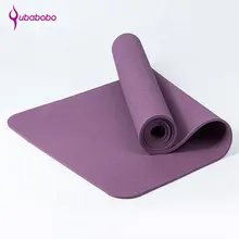 [QUBABOBO] TPE Dedicated Yoga Mat 6mm Pilates Sport Balance Cushion Multifunctional Fitness Mat Gymnastics Colchonete 183cm*61cm