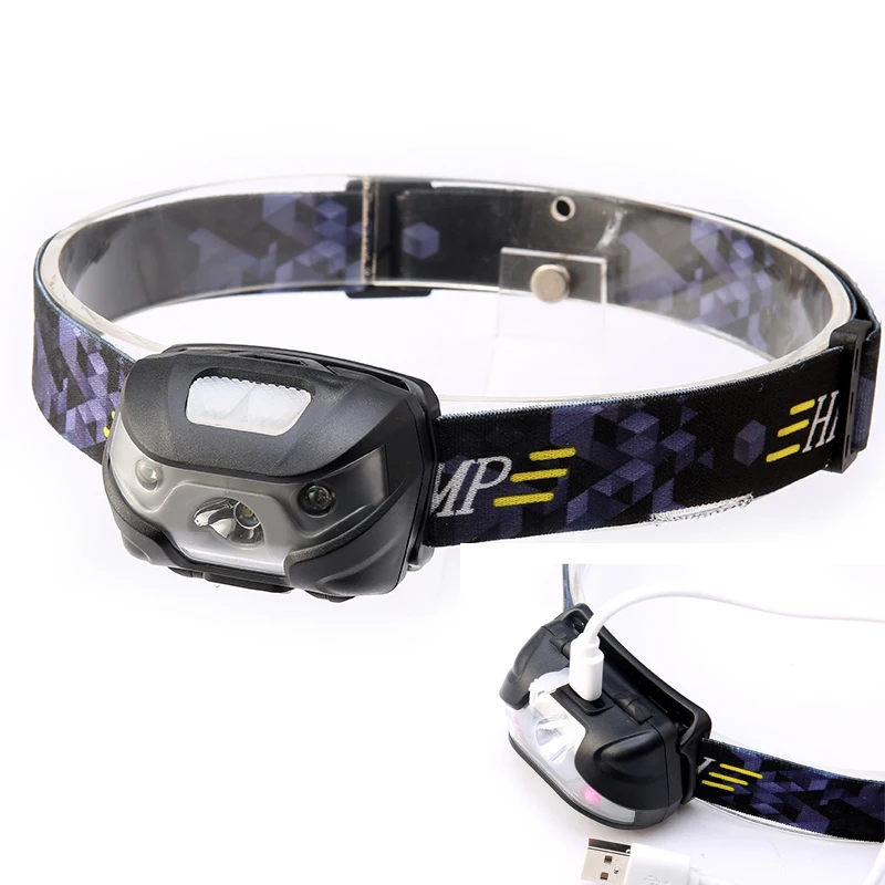 Buy 3000Lumens LED Body Motion Sensor Headlamp Mini