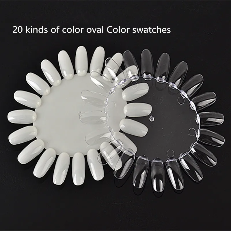 

2016 10pcs False Tips Display Nail Makeup Practice Wheel Board Showing Shelf Holder polish display model piece of color swatches