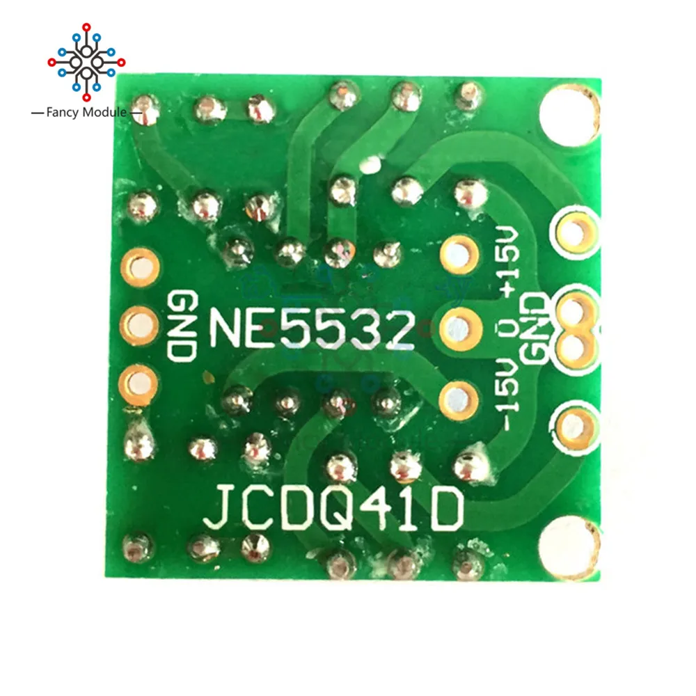 Двойной OP Amp плата предусилителя DC усиления PCB для NE5532 OPA2134 OPA2604 AD826