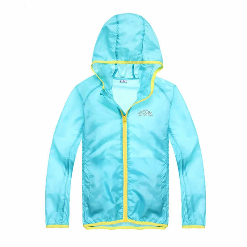 Buy 4color Outdoor kids Jacket Waterproof anti UV coat