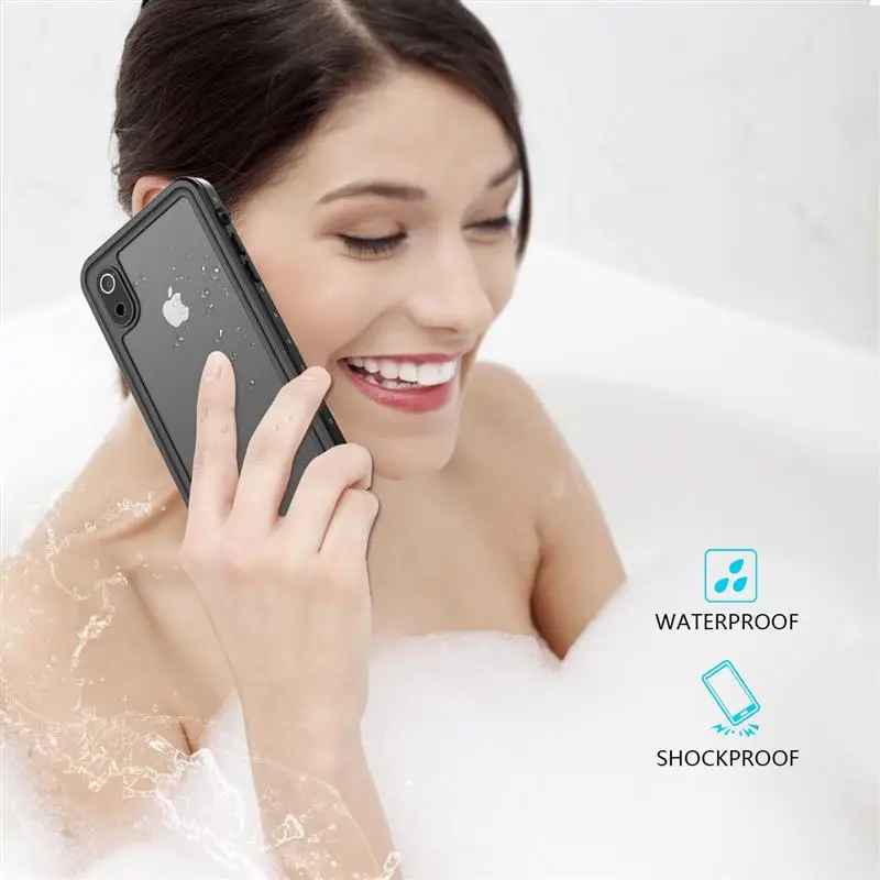 ل فون XS ماكس Snowproof حالة المياه برهان واضح عودة الغلاف الأمامي ل iPhonex Etui كوكه ل فون Xs Xr مع معصمه ل فون XS ماكس Snowproof حالة المياه برهان واضح عودة الغلاف الأمامي ل iPhonex Etui كوكه ل فون Xs Xr مع معصمه
