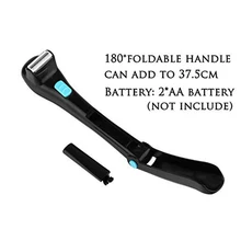 Беспроводные складные электробритвы для волос, бритва для депиляции, триммер для волос, инструмент для удаления волос для мужчин и женщин