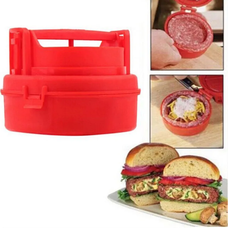 Hamburger Patty Mold Maker Burger Meat Grinder BBQ Grill Automatic