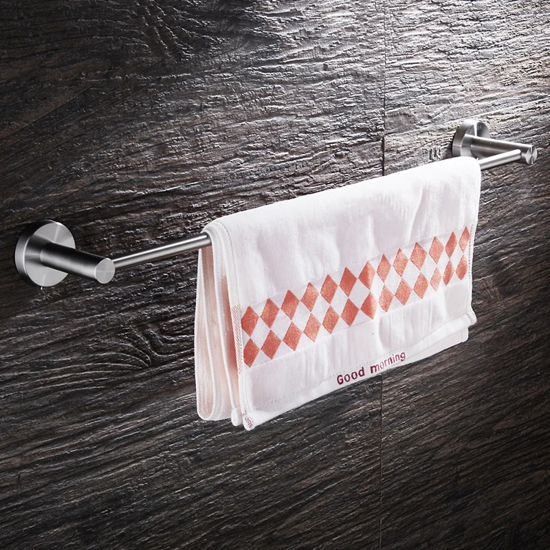 Полотенцесушители из нержавеющей стали вешалка для полотенец настенные держатели для полотенца одна рейка полка аксессуары для ванной комнаты