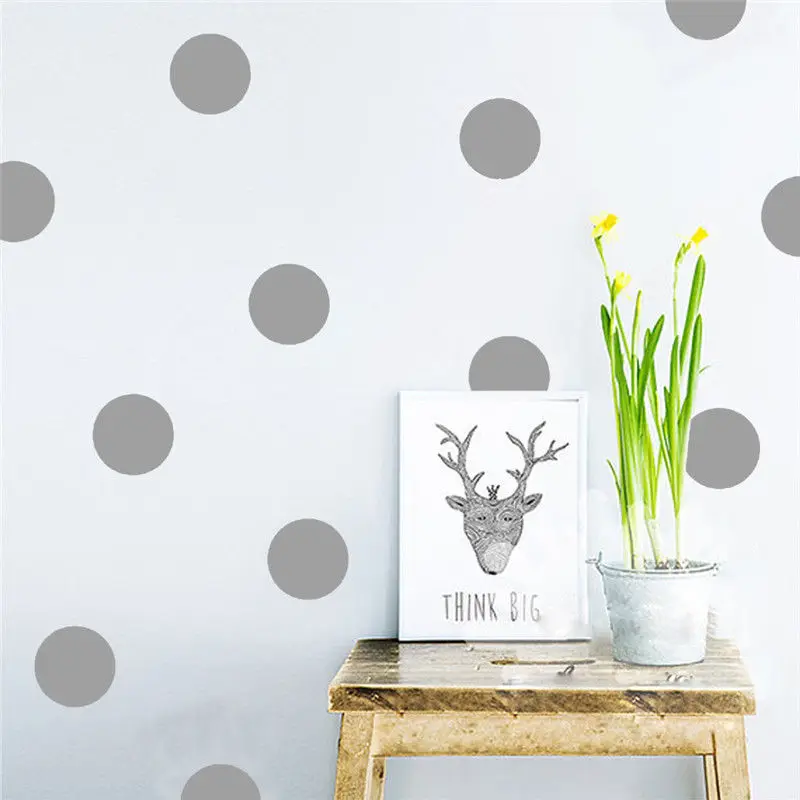 Free-shipping-Variety-of-sizes-Gold-Vinyl-Wall-Sticker-Decal-Art-Polka-Dots-Gold-Polka-Dots (3)