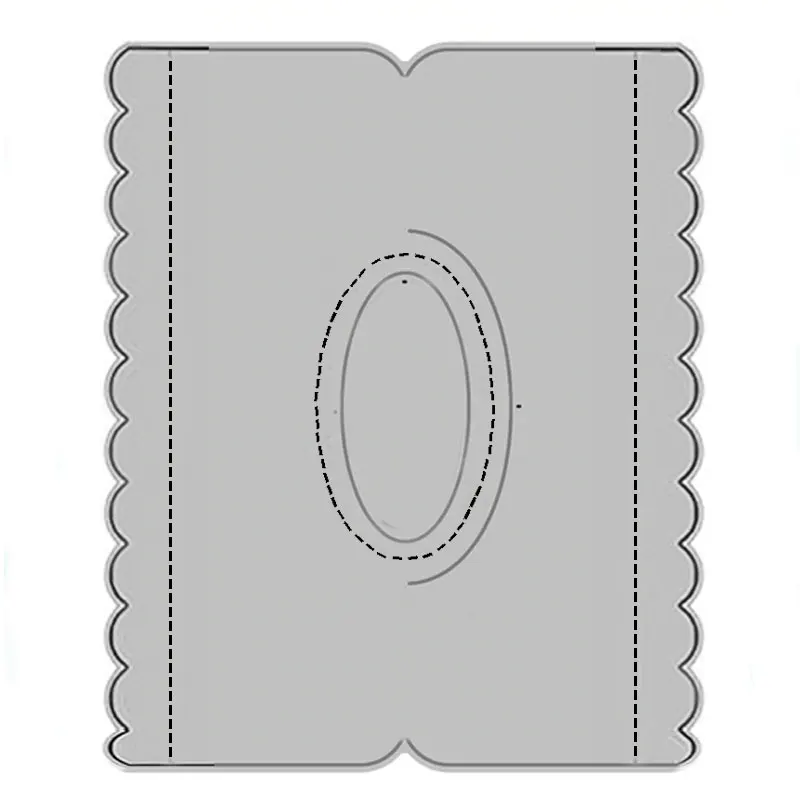 

Treat Bag Topper Metal Cutting Dies Scrapbooking craft Dies cuts thin paper emboss card make stencil 115*100mm