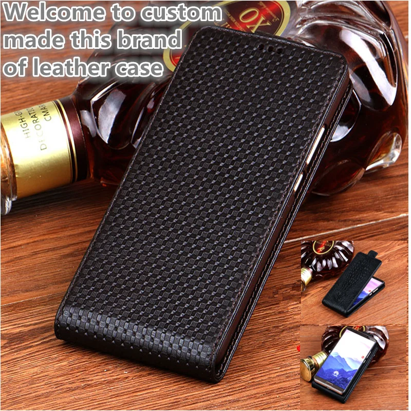

CH06 Genuine Leather Vertical Flip Case For Huawei Honor 8X Max(7.12') Phone Case For Huawei Honor 8X Max Up and Down Flip Cover