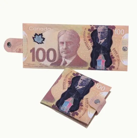 Новые креативные деньги печать шаблон Пряжка для бумажника кошелек для хранения посылка доллар Стерлинговое евро рубль форма Пряжка портмоне - Цвет: 10
