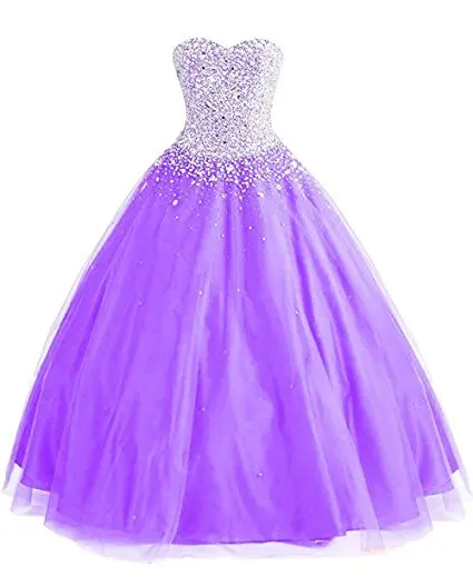 ANGELSBRIDEP Ball Gown Quinceanera Dresses With Rhinestones 15 Party Quinceanera Gowns Sparkly Beading Debutante Gowns Hot