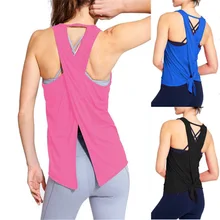 Женские летние топы для йоги, фитнеса, спортзала, бега, танцев, спортивные футболки, футболки