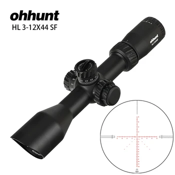 

ohhunt HL 3-12X44 SF Hunting Riflescope Glass Etched Reticle RGB Illuminated Rifle Scope Side Parallax Tactical Optics Sight