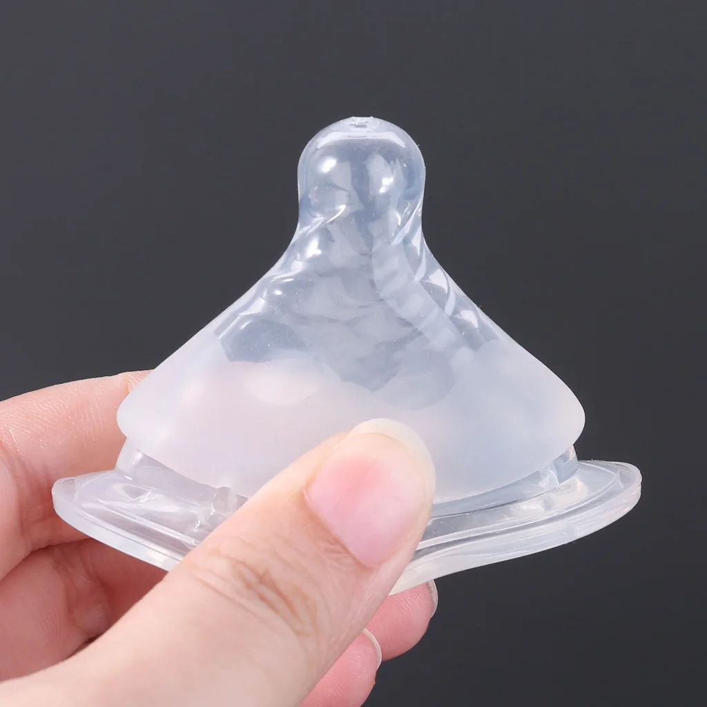 Frosted Nipple Wide Caliber Breast Nipple Baby Infant Wide Mouth Bottle