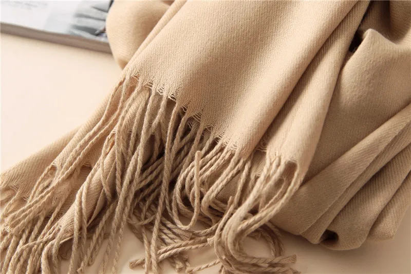 Écharpe en laine cachemere, grande taille et très chaude 3 (70)