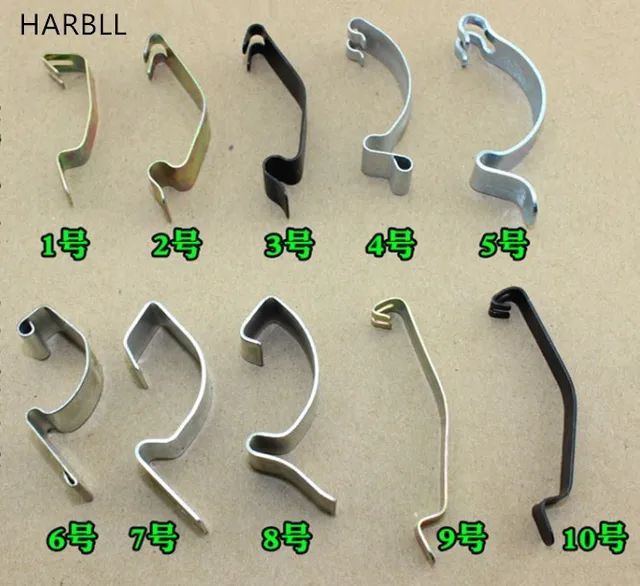 HARBLL 2pcs Auto fixed spring clamp hook tension spring air filter