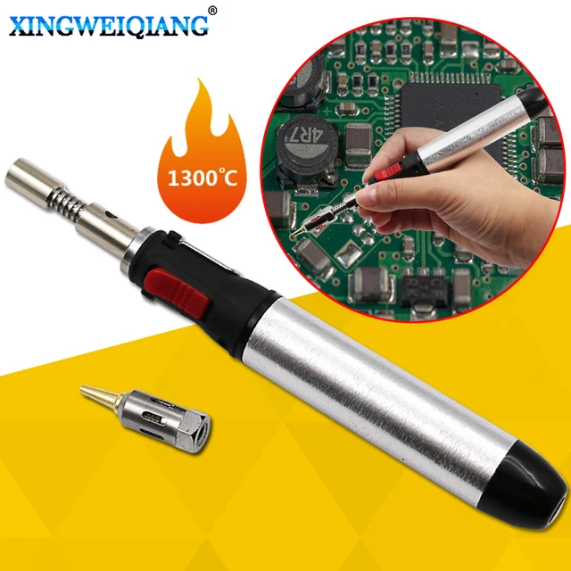 Portable Cordless Solder Iron Gas Soldering Iron Flame Butane 12ml Heat