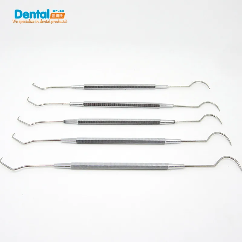5 PCS Dental Stainless Steel Explorer Expro Periodontal Probe Dentist