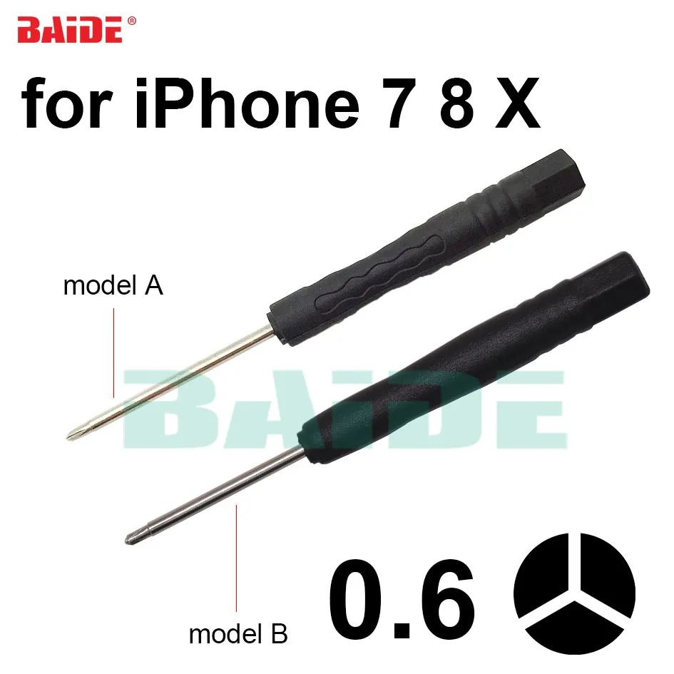 Новая мини отвертка 0.6Y черные отвертки 0 6 Y инструмент для ремонта ключей iPhone 7 7Plus