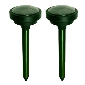 

2pcs 6V Ultrasonic Solar Snake Rat Repeller Insect Repellent Animal Deterrent Control Garden mouse rat repeller