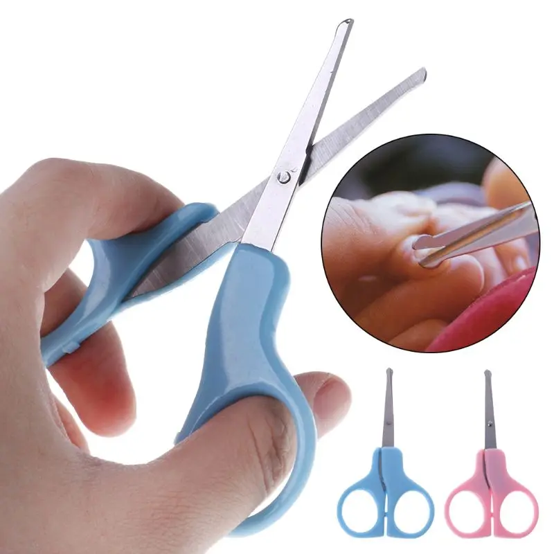 

Nail Clippers Baby Nails Cutter Newborn Kids Safety Stainless Steel Scissors Professional Round Tip Random Color Nail Care