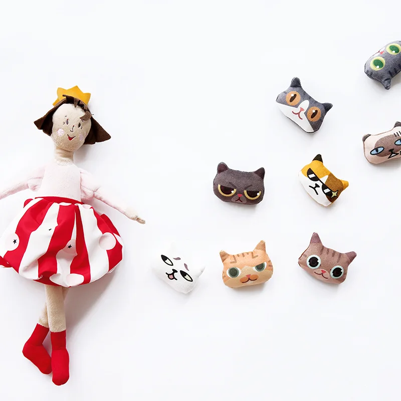 30 шт. SAN X аниме Неко Atsume Kutusita Nyanko Кот 3D стежков на каждые брошь плюшевые игрушки и