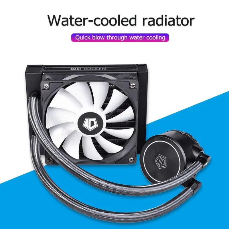 IDCOOLING AURAFLOW X 120 cpu вентилятор жидкостный охладитель воды для Intel/AMD