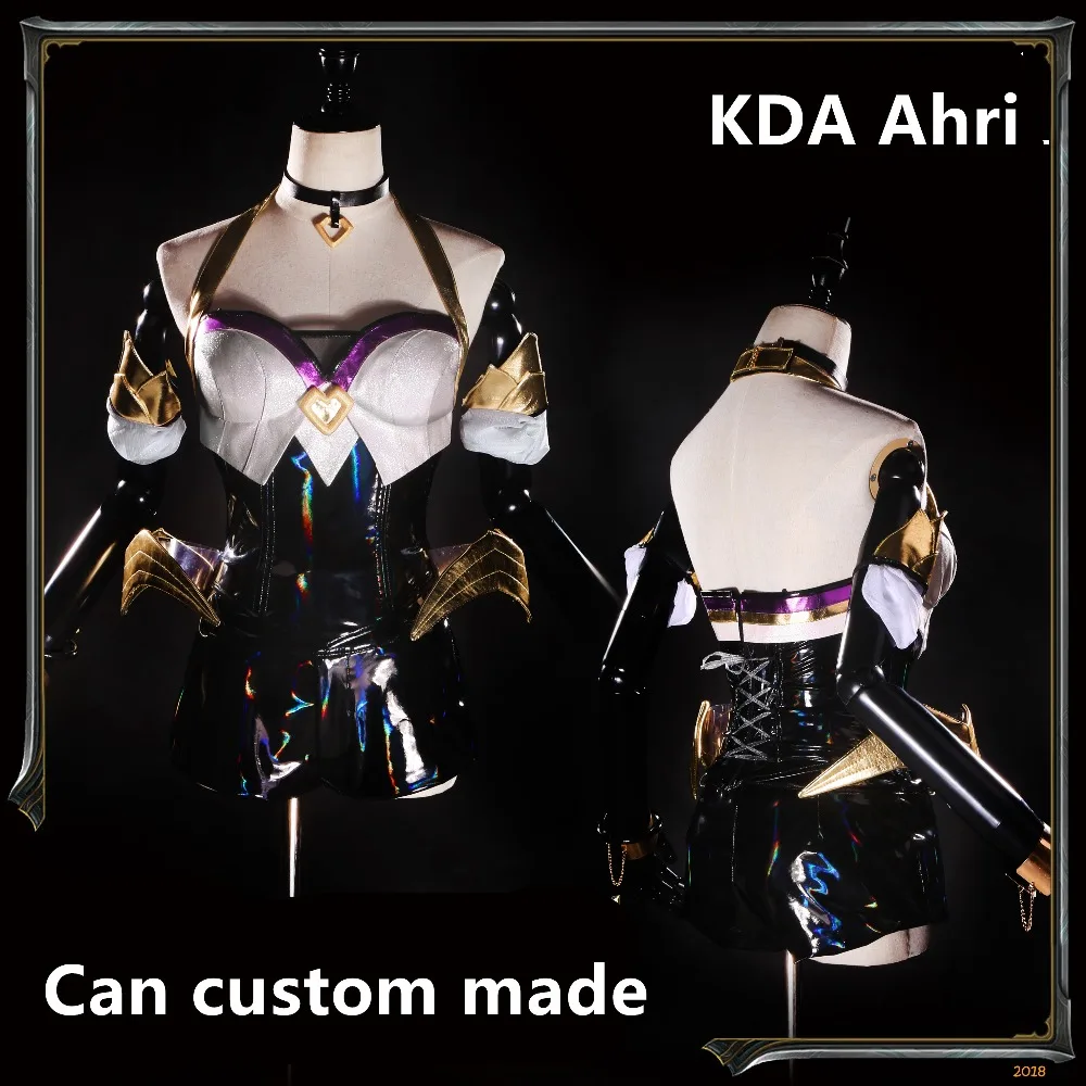 КДа Ари LOL Косплэй k/da Ahri костюм пикантная комбинезон может изготовление под заказ