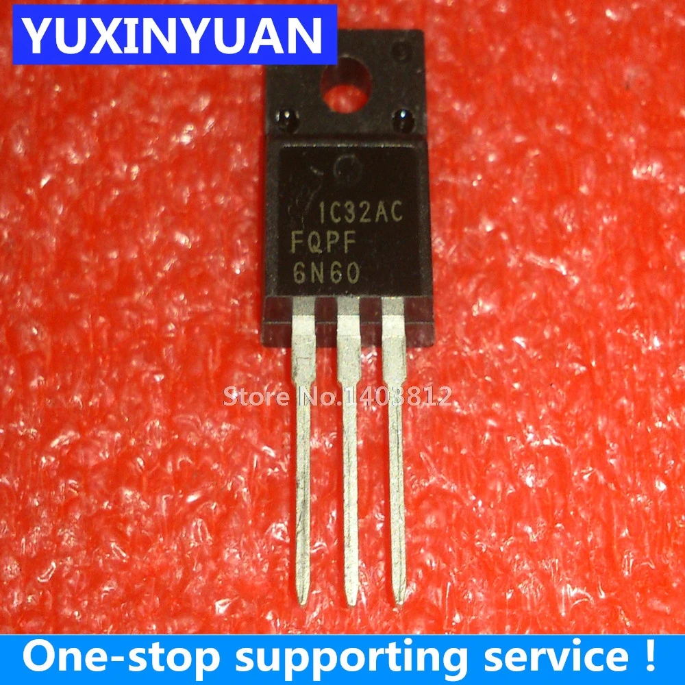 10ชิ้น/ล็อต FQPF6N60C 6N60C TO 220F IC ใหม่ในสต็อก|lot|lot lotlot 10pcs ...